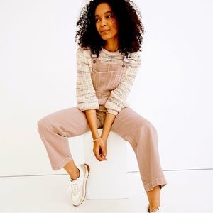 Madewell x Backdrop Studio Hours Garment-Dyed Overalls
Size small —- NWT!